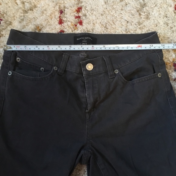 SOLD Banana Republic Skinny 26 2 Jeans Slate Gray - Picture 5 of 8